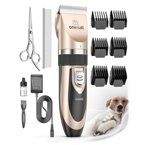 Eineisall mit niedrigem Knall schnurlosen Haustier Clippers-Premium-Pflege-Kit für Hunde und Katzen
