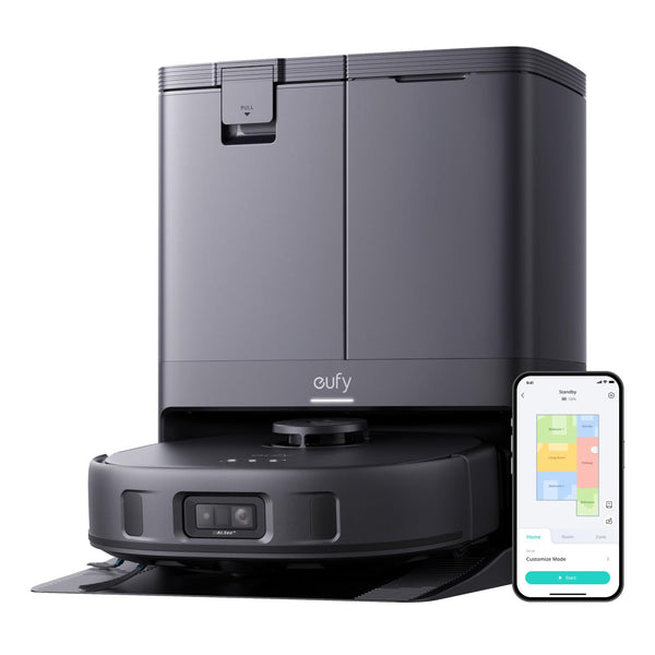 Eufy X10 Pro Omni Roboter Vakuum & Mopp, 8.000 PA-Saug-, KI-Hinderniserkennung, Selbstversorgung